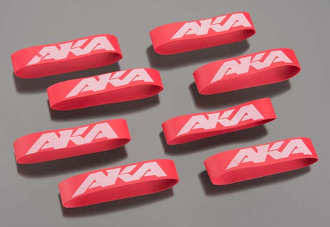 AKA Tire Mounting Bands (8) RED