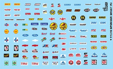 GOFER 1/24-1/25 Manufacturer Sponsor Logos #3