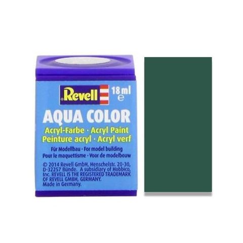 REVELL 18ml Bottle Acrylic Dark Green Mat