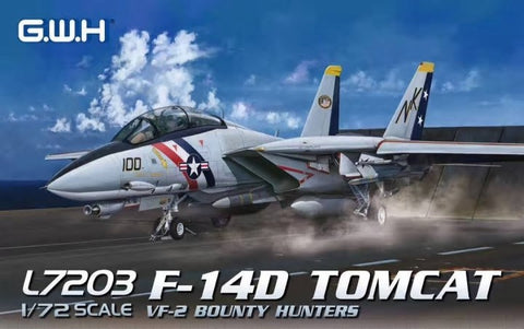 LION ROAR 1/72 USN F14D Tomcat VF2 Bounty Hunters Fighter