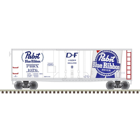 N 40' PLUG DOOR BOXCAR PABST #1076