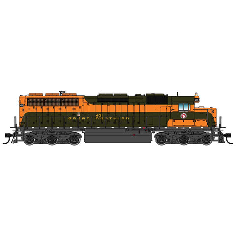 WALTHERS HO EMD SD45 - LokSound 5 Sound & DCC -- Great Northern #401