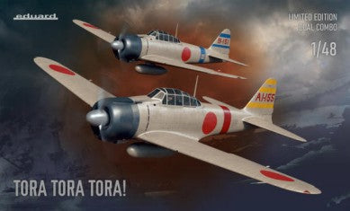 EDUARD 	1/48 WWII A6M2 Zero Type 21 Japanese Fighter over Pearl Harbor Dual Combo