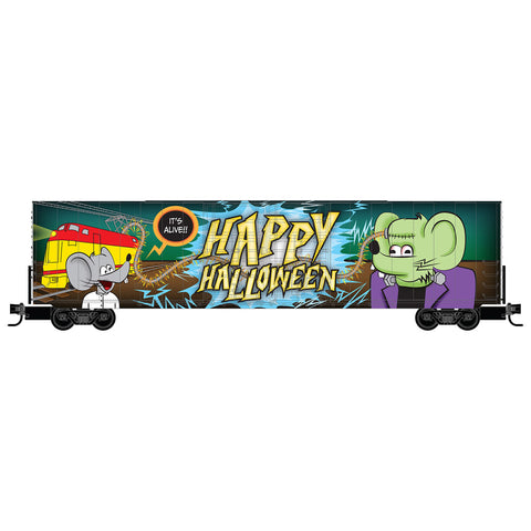 N MICRO-TRAINS HALLOWEEN CAR 2023