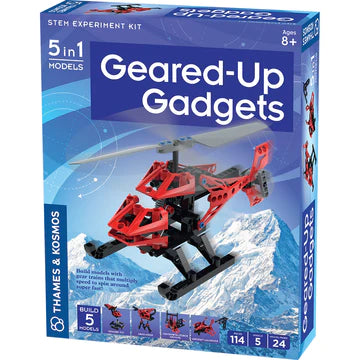THAMES&KOMOS Geared-Up Gadgets 5-in-1 Model STEM Experiment Kit