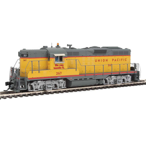 WALTHERS HO EMD GP9 Phase II – LokSound 5 Sound and DCC — Union Pacific(R) #267 (Armour Yellow, gray, red)