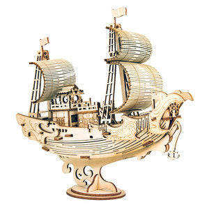 ROKR Classic 3D Wood Puzzles; Diplomatic Ship