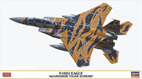HASEGAWA	1/72 F15DJ Eagle Aggressor Tiger Scheme Fighter