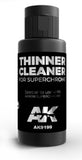 AKI Super Chrome Thinner/Cleaner 60ml Bottle