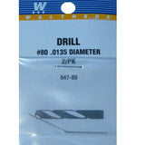 WALTHERS Drill Bit - pkg(2) -- #80 - .014"