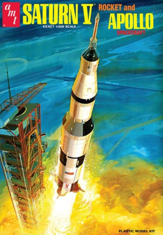 AMT 1/200 Saturn V Rocket and Apollo Spacecraft