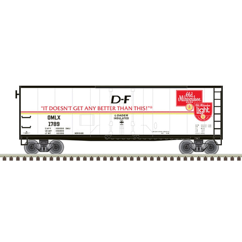 N 40' PLUG DOOR BOXCAR FALSTAFF MILWAUKEE #1789