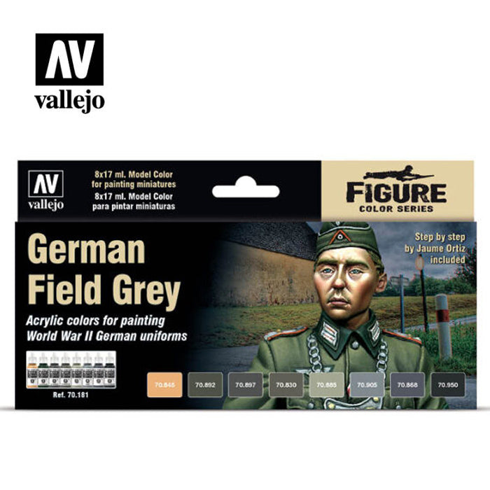 thumbnail image 2 of Vallejo German Field Grey Uniforms WWII Set 2 of 13