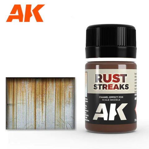 AKI Rust Streaks Enamel Paint 35ml Bottle