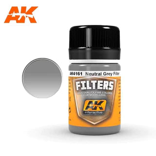 AKI Neutral Grey Filter Enamel Paint 35ml Bottle