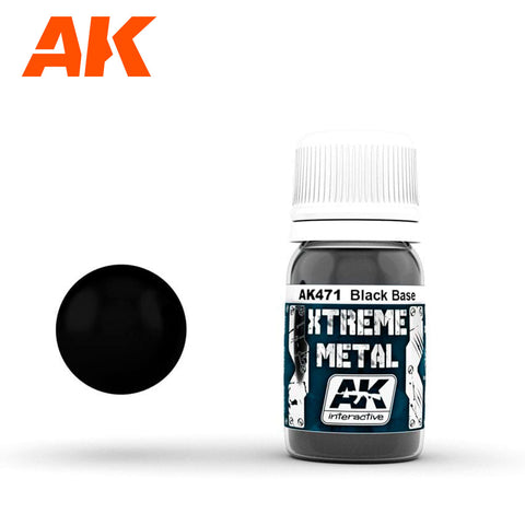 AKI Xtreme Metal Black Base 30ml Bottle