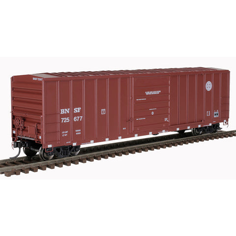 HO 50' FMC DOUBLE DOOR BOXCAR BNSF #725712