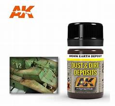 AKI Dust & Deposit Sand Yellow Enamel Paint 35ml Bottle