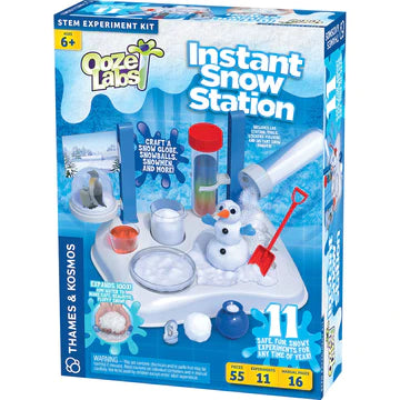 THAMES&KOSMOS Ooze Labs Instant Snow Station STEM Experiment Kit