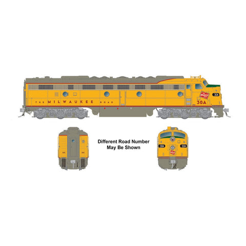 RAPIDO HO EMD E8A Milwaukee Road MILW 35A with DCC and Sound