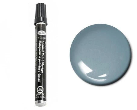 TESTORS 1/3oz. Tube Enamel Paint Marker Gloss Grey