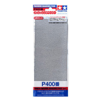 TAMIYA Finishing Abrasives P400 (3 Sheets)