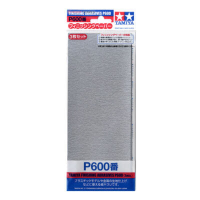 TAMIYA Finishing Abrasives P600 (3 Sheets)