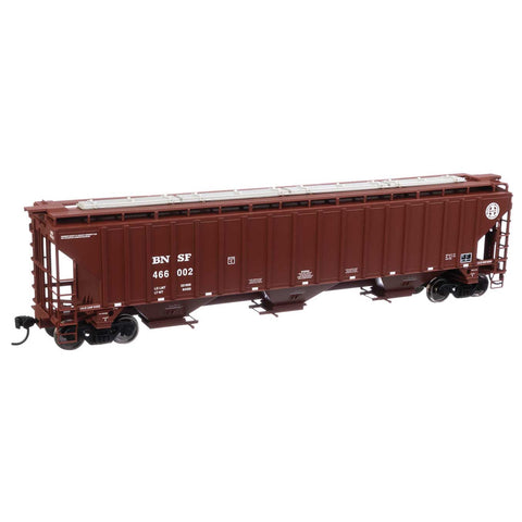 HO 57' TRINITY 3-BAY HOPPER BNSF #466056