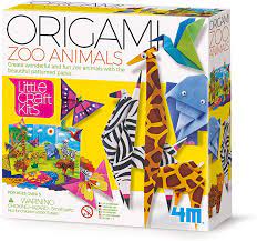 4M-Little Craft Origami Zoo Animals