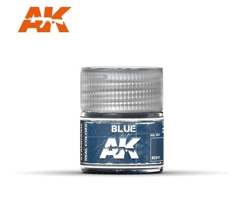 AKI Real Colors: Blue Acrylic Lacquer Paint 10ml Bottle