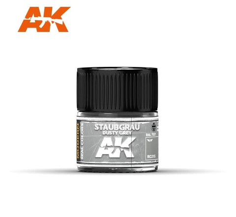 AKI Real Colors: Dusty Grey RAL7037 Acrylic Lacquer Paint 10ml Bottle