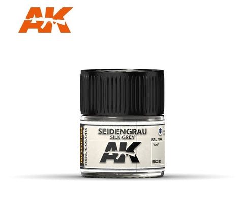 AKI Real Colors: Silk Grey RAL7044 Acrylic Lacquer Paint 10ml Bottle