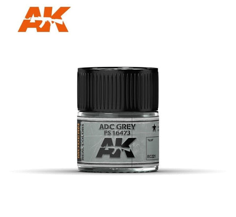 AKI Real Colors: ADC Grey FS16473 Acrylic Lacquer Paint 10ml Bottle