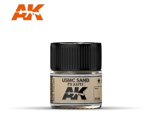 AKI Real Colors: USMC Sand FS33711 Acrylic Lacquer Paint 10ml Bottle