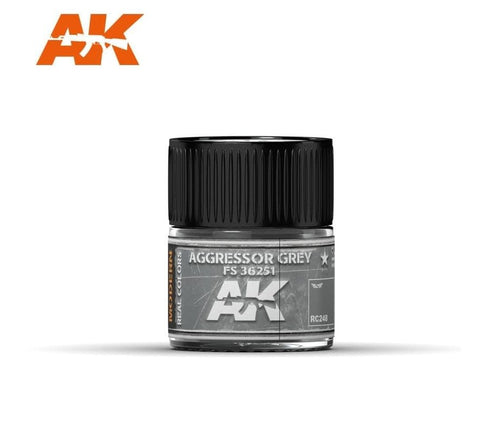 AKI Real Colors: Aggressor Grey FS36251 Acrylic Lacquer Paint 10ml Bottle
