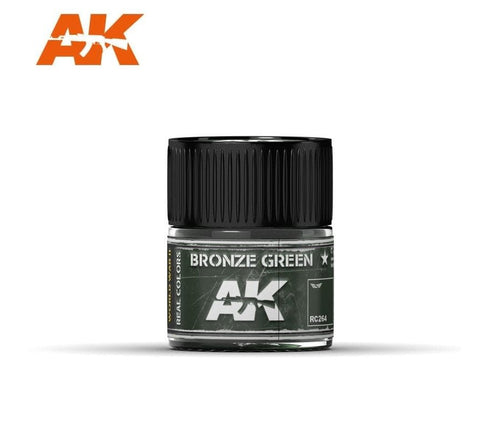 AKI Real Colors: Bronze Green Acrylic Lacquer Paint 10ml Bottle