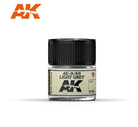 AKI Real Colors: AE9/AII Light Grey Acrylic Lacquer Paint 10ml Bottle