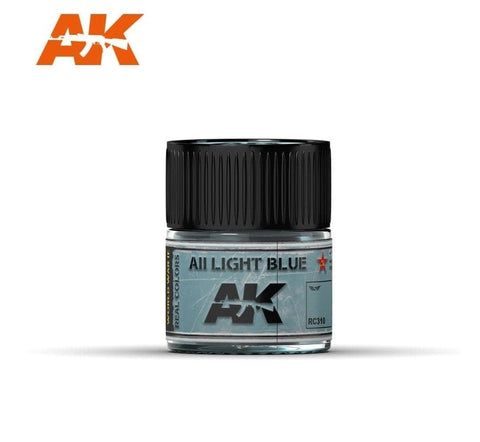AKI Real Colors: AII Light Blue Acrylic Lacquer Paint 10ml Bottle