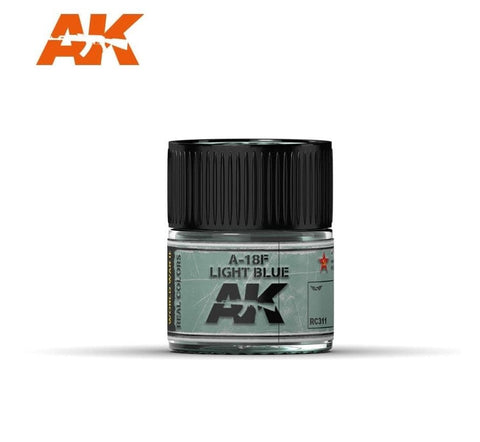 AKI Real Colors: A18F Light Grey-Blue Acrylic Lacquer Paint 10ml Bottle