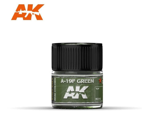 AKI Real Colors: A19F Grass Green Acrylic Lacquer Paint 10ml Bottle