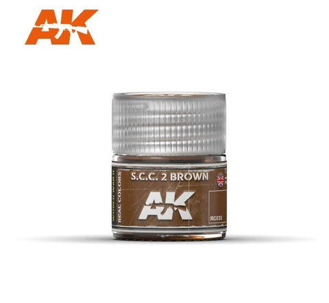 AKI Real Colors: SCC 2 Brown Acrylic Lacquer Paint 10ml Bottle