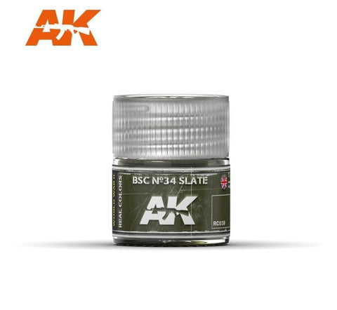 AKI Real Colors: BSC Nº34 Slate Acrylic Lacquer Paint 10ml Bottle