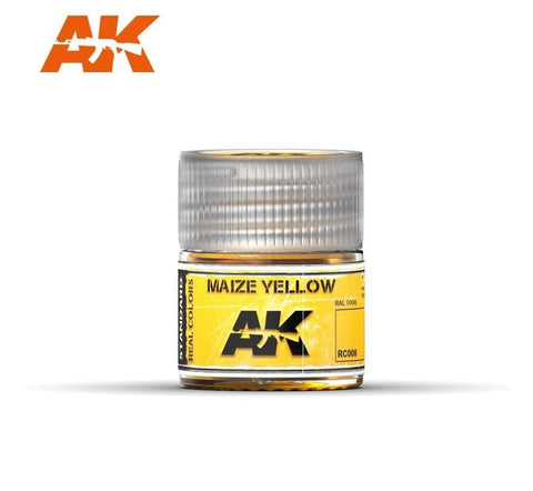 AKI Real Colors: Yellow Acrylic Lacquer Paint 10ml Bottle