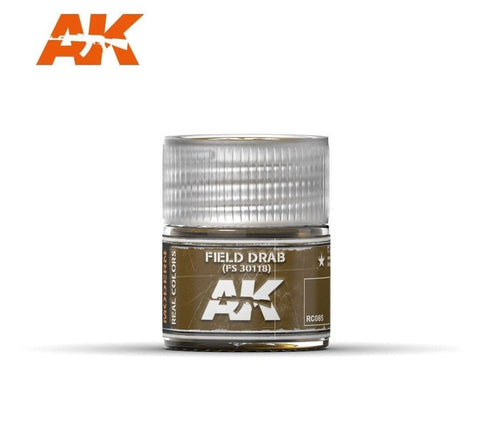 AKI Real Colors: Field Drab FS30118 Acrylic Lacquer Paint 10ml Bottle