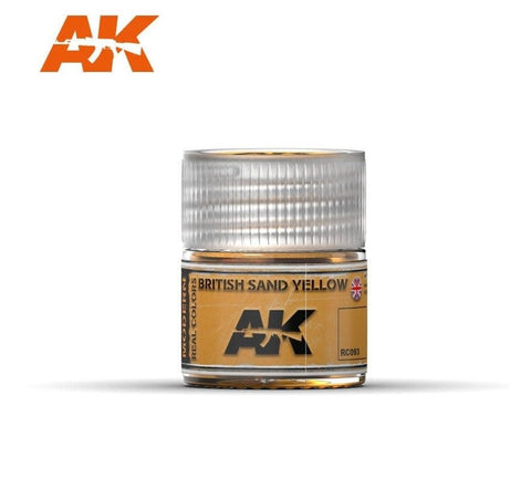 AKI Real Colors: British Sand Yellow Acrylic Lacquer Paint 10ml Bottle