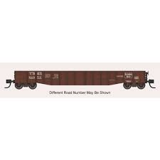 BLUFORD N 52ft 6in 15-Panel Mill Gondola, Lightly Dented, Chicago Burlington & Quincy #82873