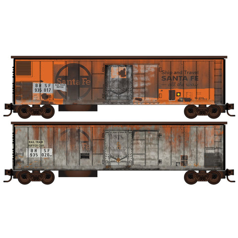 MICRO TRAINS Z BNSF ex-ATSF weathered set
