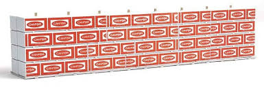 WALTHERS HO Wrapped Lumber Load for WalthersProto CC&F Bulkhead Flatcar