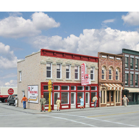 WALTHERS HO Jim's Red Owl Kit