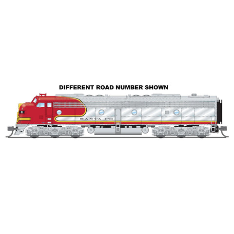 N EMD E8A LOCOMOTIVE DCC/SOUND AT&SF #83L